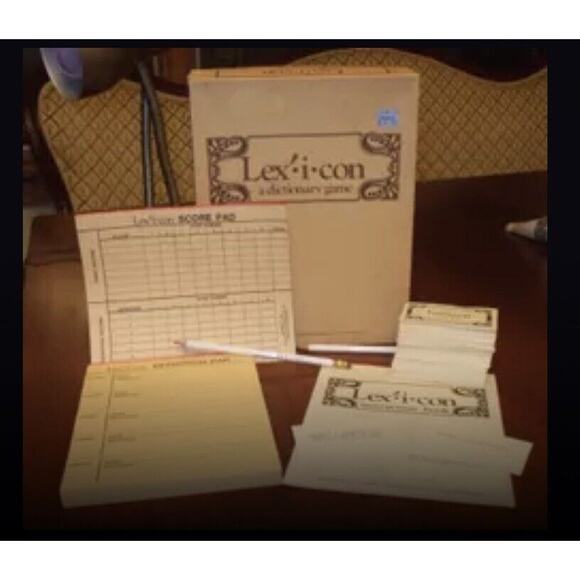 Vintage 1975 Lex-i-con Dictionary Game Sealed (Similar To Balderdash) Rare HTF - Picture 5 of 5